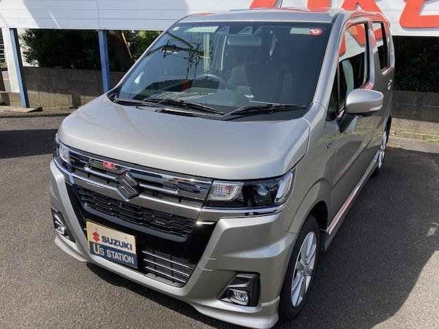 スズキ ワゴンＲカスタムＺ ハイブリッドＺＸ　デュアルカメラブレーキサポート　マイルドハイブリッド　オーディオレス　ＣＶＴ　オートエアコン　リモコンキー　キーレススタート　オートライト　　シートヒーター　ＥＳＰ　ＡＣＣ　ＬＥＤ　フォグ　アルミ