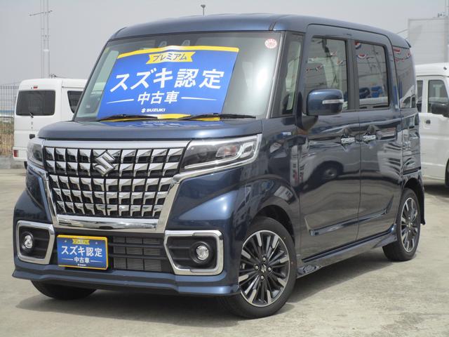 スズキ スペーシアカスタム カスタム　ＨＹＢＲＩＤ　ＸＳターボ３型４ＷＤ　オーディオレス