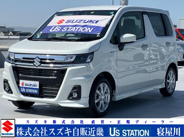 スズキ ワゴンＲカスタムＺ カスタムＺ　ＨＹＢＲＩＤ　ＺＸ　３型　新車保証／当店試乗車　スズキセーフティーサポート／　アイドリングストップ／　衝突安全ボディ