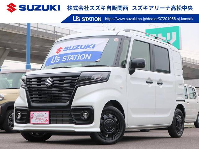 スズキ スペーシアベース ＸＦ　オーディオレス仕様　後席右側電動スライドドア　禁煙車　オートライト　ＵＳＢ電源ソケット　クルコン　プッシュスタート　シートヒーター　衝突被害軽減システム　アイドリングストップ　盗難防止システム