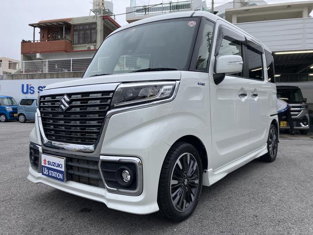 沖縄県那覇市の中古車ならスペーシアカスタム カスタム　ＨＹＢＲＩＤ　ＸＳターボ　ＭＫ５３Ｓ