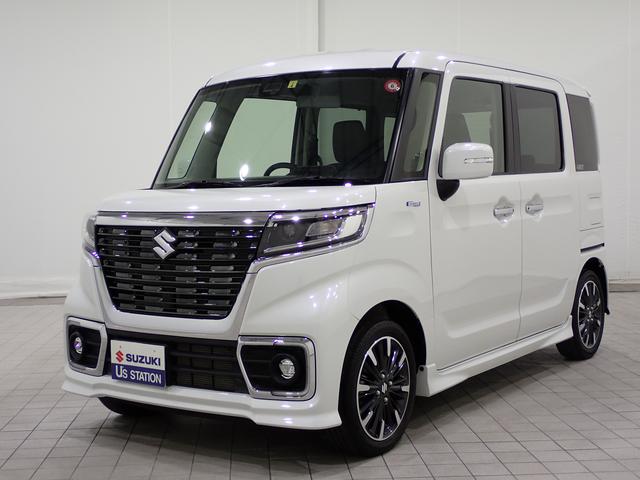 ハイブリッドＸＳ　パール！後席両側電動スライドドア　車検整備付！前後衝突軽減ブレーキ・デュアルセンサーブレーキサポート　ＬＥＤヘッドライト＆フォグランプ　フルオートエアコン　スマートキー　運転席シートヒーター