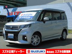 スズキ　ソリオ　ＨＹＢＲＩＤ　ＭＺ　全方位モニター付ナビ装着車　サポカー