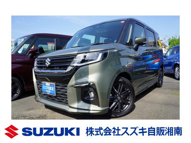 ソリオ(スズキ) ＨＹＢＲＩＤ　ＳＺ　全方位カメラ　後席両側電動スライドドア　衝突被害軽減ブレーキ前後　キーレスプッシュスタート　ＬＥＤヘッドランプ 中古車画像