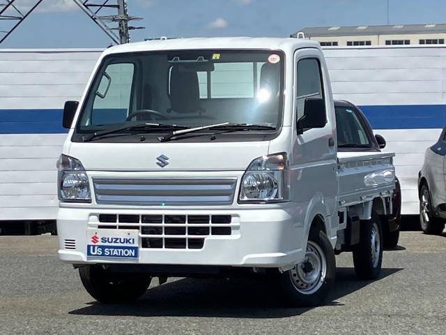 ４速オートマチックのキャリイ　白　入庫しました ４ＡＴ　パートタイム４ＷＤ　エアコン　パワステ　３方開