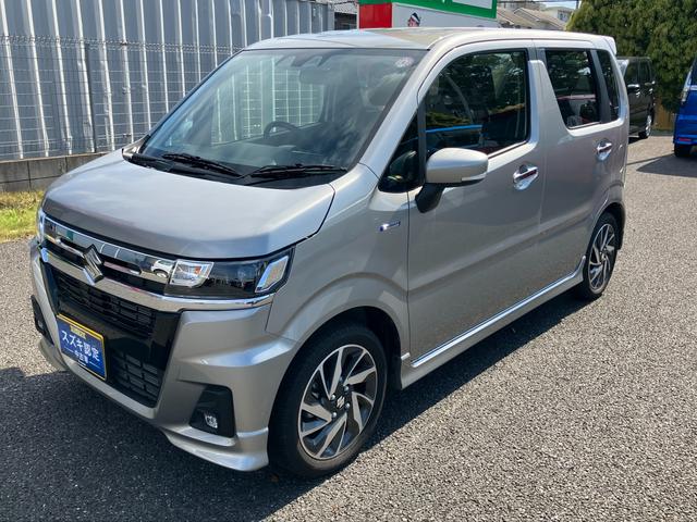 ワゴンＲ　カスタムＺ　ＨＹＢＲＩＤ　ＺＴ 元試乗車　フロアマット　オーディオレス