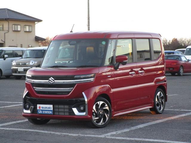 カスタム　ＨＹＢＲＩＤ　ＸＳターボ　コネクト対応全方位ナビ　デュアルセンサーブレーキサポートＩＩ　アダプティブクルーズコントロール　車線維持支援機能　車線逸脱抑制機能　ハイビームアシスト　低速時ブレーキサポート　誤発進抑制機能　後方誤発進抑制機能