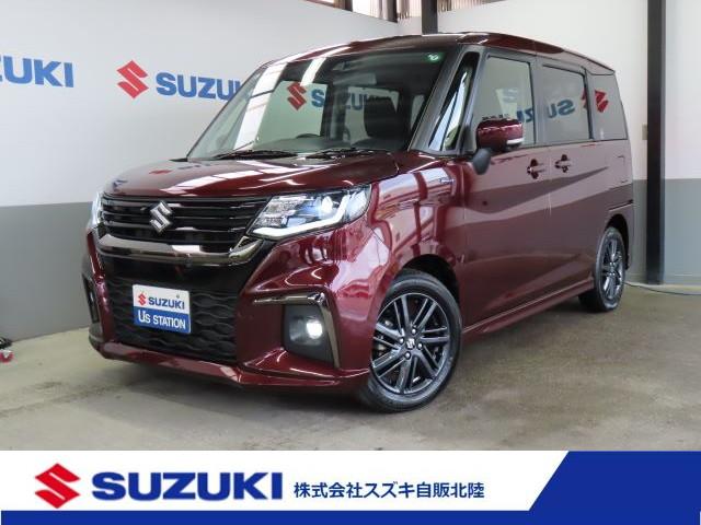 ＨＹＢＲＩＤ　ＳＺ　カーナビ／全方位カメラ　アダプティブクルーズコントロール　衝突被害軽減ブレーキ　誤発進抑制機能　オートライト　両側電動スライドドア　プッシュスタート　シートヒーター　横滑り防止機能　衝突安全ボディ　盗難防止システム