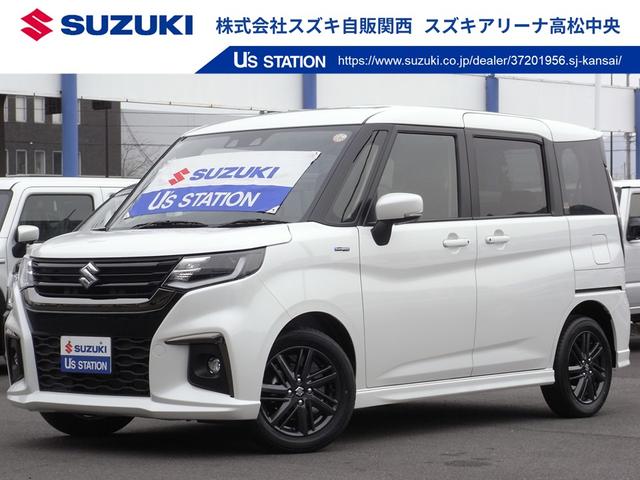 ＨＹＢＲＩＤ　ＳＺ　２型　ストロングハイブリッド　オートライト　スライドドア　プッシュスタート　シートヒーター　オートエアコン　スズキセーフティーサポート　衝突被害軽減システム　アイドリングストップ　横滑り防止機能　衝突安全ボディ