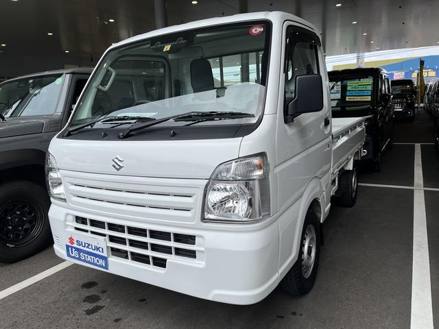 ＫＣエアコンパワステ　デュアルカメラブレーキサポート　２ＷＤ　５ＭＴ　ＡＭ／ＦＭラジオ　マニュアルエアコン　パワステ　オートライト　ヘッドライトレベライザー　ＥＳＰ　３方開　防腐鋼板荷台　ビニールレザーシート
