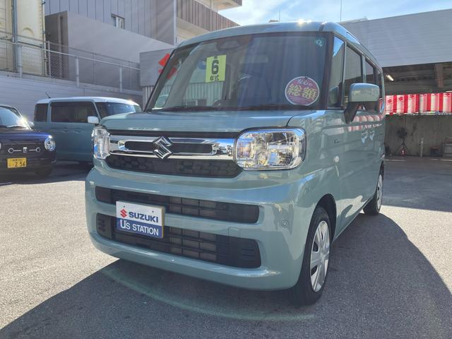 ＨＹＢＲＩＤ　Ｘ　【リースアップ車両】　オートライト　スライドドア　プッシュスタート　シートヒーター　オートエアコン　スズキセーフティーサポート　衝突被害軽減システム　アイドリングストップ　盗難防止システム