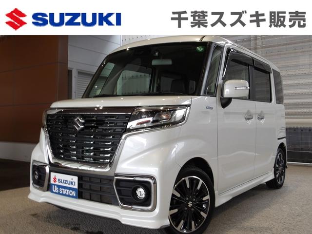カスタム　ＨＹＢＲＩＤ　ＸＳ　ＭＫ５３Ｓ　ナビ　ＥＴＣ　デュアルセンサーブレーキサポート　ドアバイザー　フロアマット　フォグランプ　両側電動スライドドア　ウィンカーランプ　オートライトシステム　電動格納ドアミラー　　運転席シートヒーター