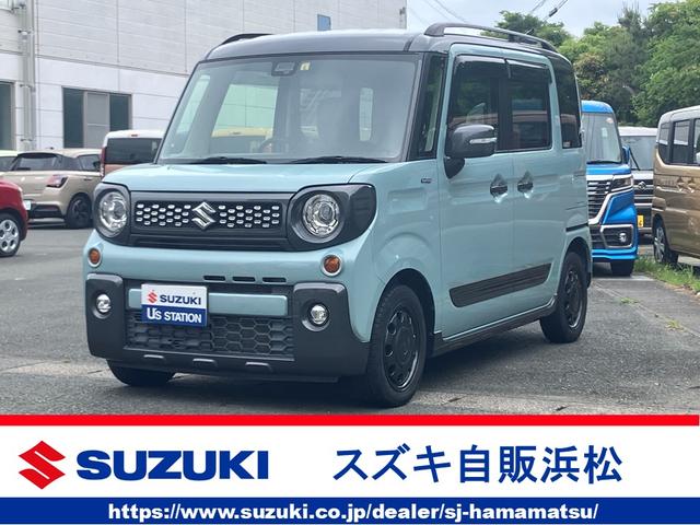 ＨＹＢＲＩＤ　ＸＺ　衝突被害軽減ブレーキ　電動スライドドア　オートライト　スライドドア　プッシュスタート　シートヒーター　オートエアコン　スズキセーフティーサポート　衝突被害軽減システム　アイドリングストップ　横滑り防止機能　衝突安全ボディ　盗難防止システム