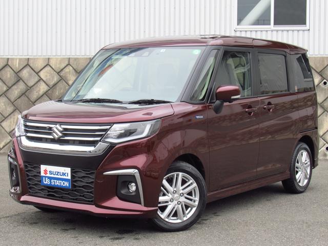 ＨＹＢＲＩＤ　ＭＺ　ナビ　ＥＴＣ　　全方位カメラ　オートライト　スライドドア　プッシュスタート　シートヒーター　オートエアコン　禁煙車　スズキセーフティーサポート　ワンオーナー　衝突被害軽減システム　アイドリングストップ　横滑り防止機能