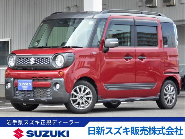 スペーシアギア(スズキ) ギア　ＨＹＢＲＩＤ　ＸＺターボ　４ＷＤ　全方位カメラ純正ナビ　フルセグナビ　Ｂｌｕｅｔｏｏｔｈ 中古車画像