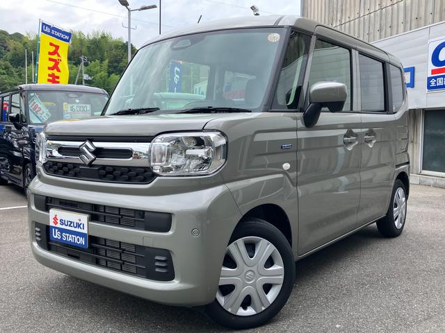 スペーシア(スズキ) ＨＹＢＲＩＤ　Ｘ　試乗車アップ　前後ブレーキサポート　試乗車アップ　前後ブレーキサポート　電動パーキングブレーキ 中古車画像