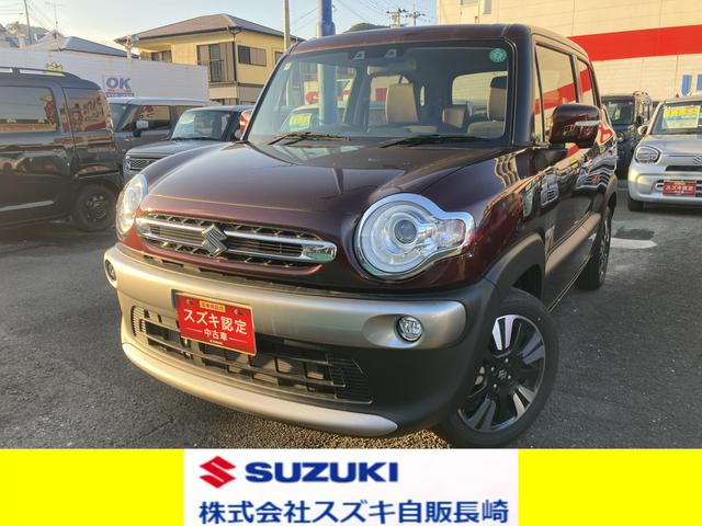 クロスビー(スズキ) ＨＹＢＲＩＤ　ＭＺ　４型　オートライト　パドルシフト　ＵＳＢ　１６インチアルミホイール　プッシュスタート　シートヒーター　オートエアコン　衝突被害軽減システム　アイドリングストップ　横滑り防止機能　衝突安全ボディ　盗難防止システム　取扱説明書　メンテナンスノート 中古車画像