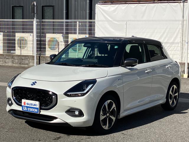 スイフト(スズキ) HYBRID MZ MOPナビ 全方位カメラ シートヒーター バックカメラ オートライト Bluetooth 純正ナビ プッシュスタート シートヒーター オートエアコン 禁煙車 スズキセーフティーサポート ワンオーナー 衝突被害軽減システム アイドリングストップ 中古車画像