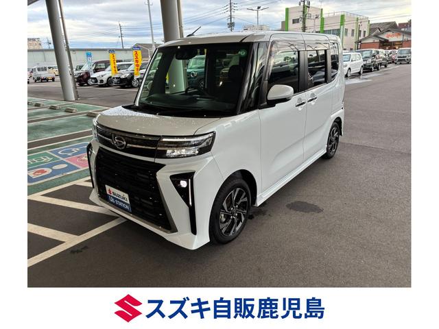 令和6年式 タント カスタムX 入荷。 色はパール♪ 衝突被害軽減ブレーキ ナビ バックカメラ ミラクルオープンドア CVT