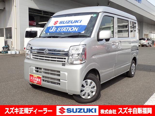 エブリイ(スズキ) ＪＯＩＮターボ　６型　ＬＥＤヘッドランプ／サポカー　デュアルカメラブレーキサポート│リヤヒーター│ＵＳＢソケット│キーレスプッシュスタート│マニュアルエアコン│１２インチホイールキャップ 中古車画像
