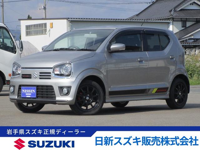 アルトワークス(スズキ) ワークス 4WD マニュアル車 2DINオーディオ ETC CD FM/AMラジオ 横滑り防止機能 オートエアコン プッシュスタート スマートキー レカロシート 純正アルミホイール 盗難防止システム 中古車画像