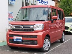 スペーシア HYBRID G/後席両側スライドドア・オートライト・社用車 オートライト スライドドア プッシュスタート オートエアコン 禁煙車 スズキセーフティーサポート 衝突被害軽減システム アイドリングストップ 横滑り防止機能 衝突安全ボディ 盗難防止システム 中古車画像