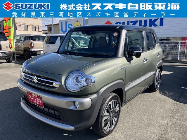 クロスビー ＨＹＢＲＩＤ　ＭＺ　４型　ブラウンアクセントパッケージ装着車　全方位モニター用カメラパッケージ装着　ターボ車　デュアルカメラブレーキサポート（1枚目）