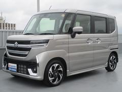 スペーシアカスタム カスタム HYBRID XSターボ オートライト スライドドア プッシュスタート シートヒーター オートエアコン スズキセーフティーサポート 衝突被害軽減システム アイドリングストップ 衝突安全ボディ 盗難防止システム 中古車画像
