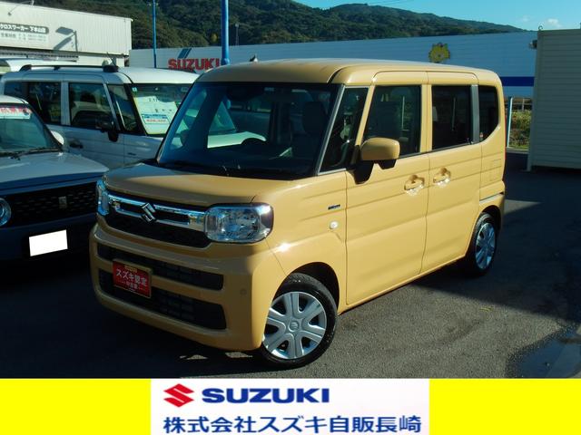 スペーシア　ＨＹＢＲＩＤ　Ｘ ＯＫ保証プレミアム付き　車検１０年２月　走行５，０００キロ　修復歴無し