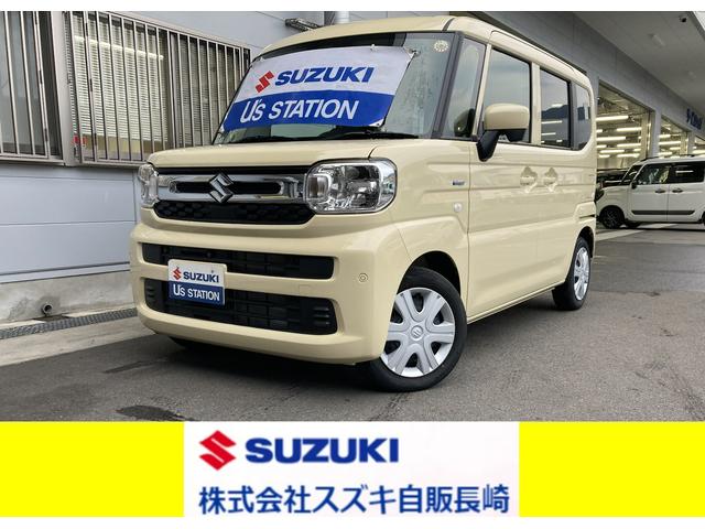 スペーシア　ＨＹＢＲＩＤ　Ｇ ＯＫ保証プレミアム付き　車検１０年１月　走行４，０００キロ　修復歴無し