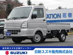 キャリイトラック KCエアコン・パワステ 4WD マニュアル車 横滑り防止機能 FM/AMラジオ 衝突被害軽減システム パワーウインドウ キーレスエントリー スペアキー 保証付販売車 中古車画像