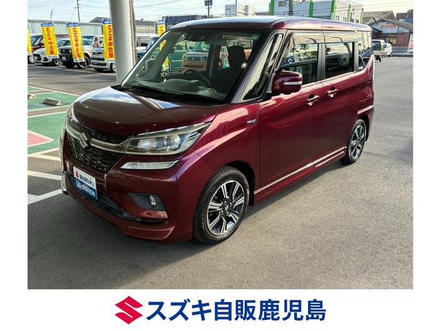 ソリオバンディット(スズキ) ハイブリッドＭＶ　デュアルカメラブレーキサポート　マイルドハイブリッド　左側電動スライドドア　ナビ　全方位カメラ　ＣＶＴ　オートエアコン　リモコンキー　キーレススタート　オートライト　オーディオスイッチ　ＡＣＣ　ＥＴＣ 中古車画像