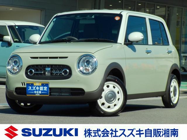 アルトラパンＬＣ ＬＣ　Ｘ　オーディオレス　全方位カメラ　ＬＥＤヘッドランプ　オーディオレス　全方位カメラ　ＬＥＤヘッドランプ　キーレスプッシュスタート　衝突被害軽減ブレーキ　後退時ブレーキサポート　シートヒーター　フルオートエアコン　ドアミラーウインカー　リクエストスイッチ（1枚目）