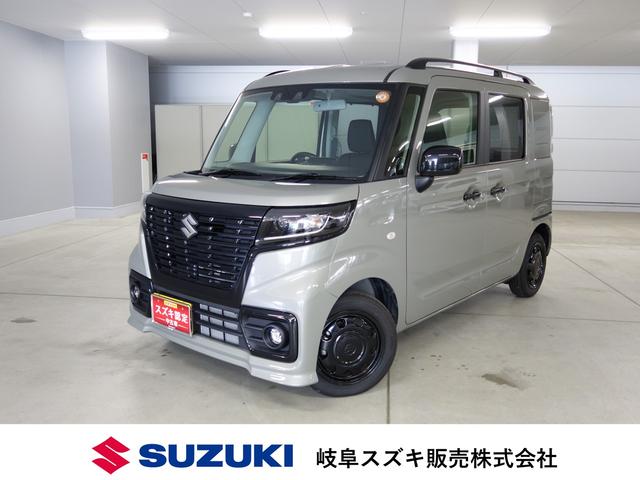 スペーシアベース ＸＦ　２型　セーフティサポート　新車保証継承　ルーフレール　ＬＥＤヘッドライト　後席右側電動スライドドア　クルーズコントロール　プッシュスタート　シートヒーター　アイドリングストップ　マット付　軽自動車　貨物車（1枚目）