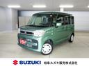 スペーシア ＨＹＢＲＩＤ　Ｘ　セーフティーサポート　ＣＤ　ＯＫ保証　認定中古車　セーフティーサポート　リヤパーキングセンサー　後席両側電動スライドドア　スリムサーキュレーター　キーレスプッシュスタート　アイドリングストップ　マットバイザー付　ＣＤステレオ　軽自動車（1枚目）