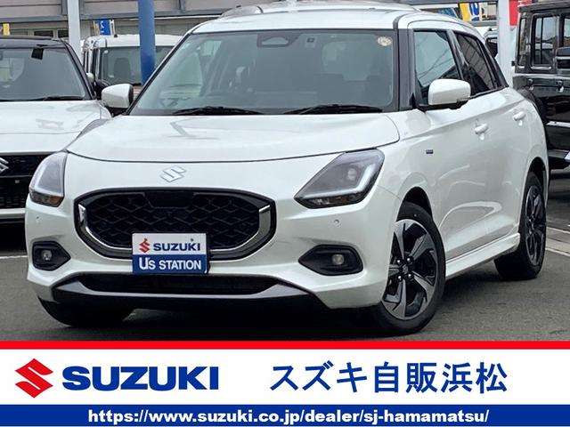 スイフト ＨＹＢＲＩＤ　ＭＺ　２ＷＤ　ＣＶＴ　全方位カメラ　ナビ装備　ドライブレコーダー　バックカメラ　オートライト　Ｂｌｕｅｔｏｏｔｈ　純正ナビ　プッシュスタート　シートヒーター　　　ワンオーナー　衝突被害軽減システム　横滑り防止機能　衝突安全ボディ　盗難防止システム（1枚目）