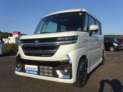 スペーシアカスタム HYBRID XSターボ 全方位ナビ・スズキコネクト・電動P スライドドア 純正ナビ シートヒーター プッシュスタート オートエアコン スズキセーフティーサポート アイドリングストップ 衝突安全ボディ 横滑り防止機能 盗難防止システム 中古車画像