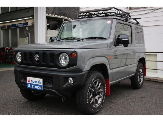 ジムニー ＸＣ　４ＷＤ　モニター付オーディオ　ドラレコ　ルーフキャリア　ドライブレコーダー　バックカメラ　オートライト　プッシュスタート　シートヒーター　オートエアコン　４ＷＤ　衝突被害軽減システム　横滑り防止機能　盗難防止システム（1枚目）