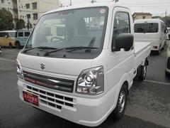 キャリイトラック KCエアコン・パワステ 7型 前後衝突被害軽減ブレーキ☆ オートライト 禁煙車 スズキセーフティーサポート ワンオーナー 4WD 衝突被害軽減システム アイドリングストップ 横滑り防止機能 衝突安全ボディ 中古車画像
