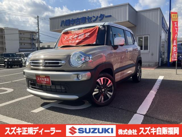 クロスビー(スズキ) ＨＹＢＲＩＤ　ＭＺ　４型　全方位カメラ装着車／サポカー　デュアルカメラブレーキサポート│ＬＥＤヘッドランプ│１６インチアルミホイール│オートエアコン│ホワイト２トーンルーフ│車線逸脱抑制機能 中古車画像