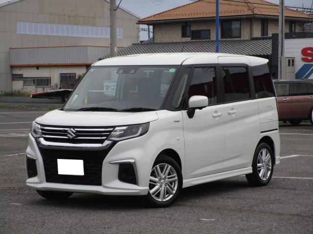 ソリオ　ＨＹＢＲＩＤ　ＭＸ スマホ連携全方位モニター付ナビ＆ＬＥＤヘッドランプ装着車！！