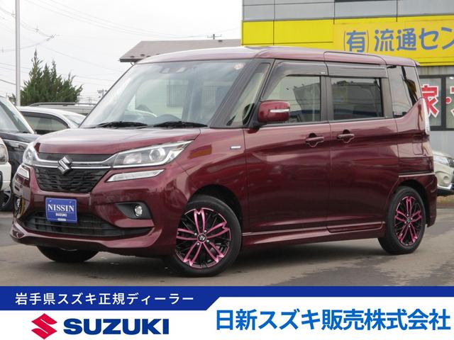 ソリオバンディット(スズキ) バンディット HYBRID MV 4WD CD ドラレコ 4WD スズキセーフティーサポート ディスプレイオーディ ドライブレコーダー    シートヒーター エンジンスターター オートライト スライドドア 中古車画像