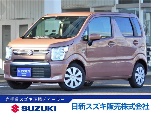ワゴンR(スズキ) FX 4WD CDオーディオ 衝突被害軽減ブレーキ プッシュスタート 両席シートヒーター オートエアコン オートライト 横滑り防止機能 盗難防止システム 中古車画像