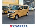 令和7年式 スペーシア ハイブリッドX 入荷。 色は ミモザイエロー 衝突被害軽減ブレーキ リモコンキー オートライト LED