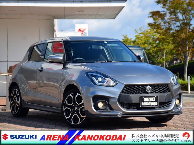 スイフトスポーツ(スズキ) ベースグレード 6速MT ターボ車 スズキセーフティ ディスプレイオーディオ バックカメラ レーダークルコン ステリモ LEDヘッドランプ フォグランプ リアフォグ シートヒーター 純正17インチアルミ ETC 中古車画像