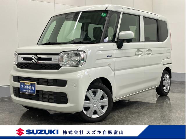 スペーシア(スズキ) ＨＹＢＲＩＤ　Ｇ　衝突被害軽減ブレーキ　オートライト　スライドドア　プッシュスタート　　オートエアコン　衝突被害軽減システム　横滑り防止機能　衝突安全ボディ 中古車画像