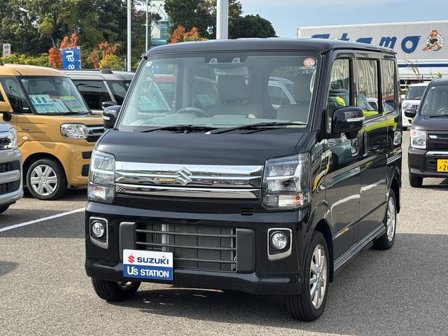 エブリイワゴン(スズキ) ＰＺターボ　スペシャル　標準ルーフ　６型　ＬＥＤライト　デュアルカメラブレーキ｜後席両側ワンアクションパワースライドドア｜ＬＥＤヘッドライト｜電動オートステップ｜１４インチアルミホイール｜オートライトシステム｜ 中古車画像
