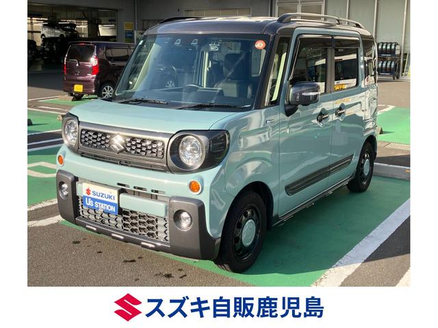 Ｒ３　スペーシアギア　ハイブリッドＸＺ　入荷。　色は オフブルーとガンメタの２トーン♪　衝突被害軽減ブレーキ　ＣＶＴ　ＥＳＰ