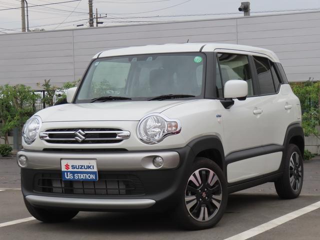 クロスビー(スズキ) HYBRID MV 4型/試乗車アップ・ブレーキサポート 試乗車アップ・衝突被害軽減システム・後退時ブレーキサポート・アイドリングストップ・ターボ・アダプティブクルーズコントロール・レーンアシスト・オートエアコン・オートライト・アクセサリーソケット 中古車画像