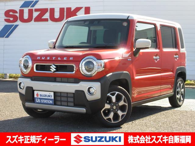 【令和６年式】バーミリオンオレンジ・ソフトベージュ あらゆるシーンで大活躍！遊べる軽【ハスラーＨＹＢＲＩＤ　Ｘ】